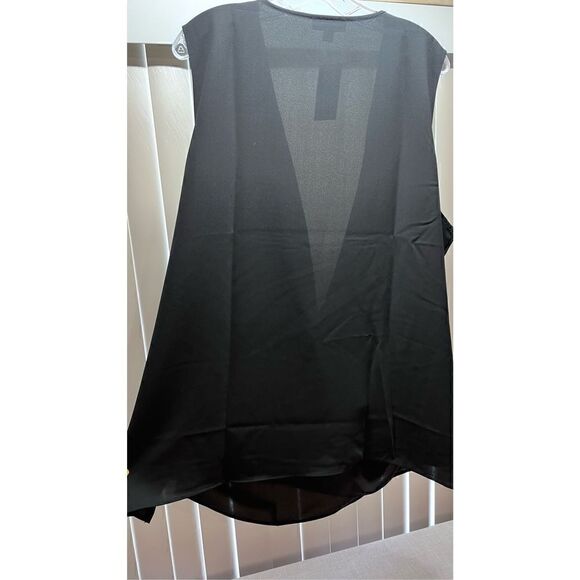 ALFANI BLACK SLEEVELESS WRAP BLOUSE WOMENS SIZE 3XL NEW P1-63 - Picture 7 of 11